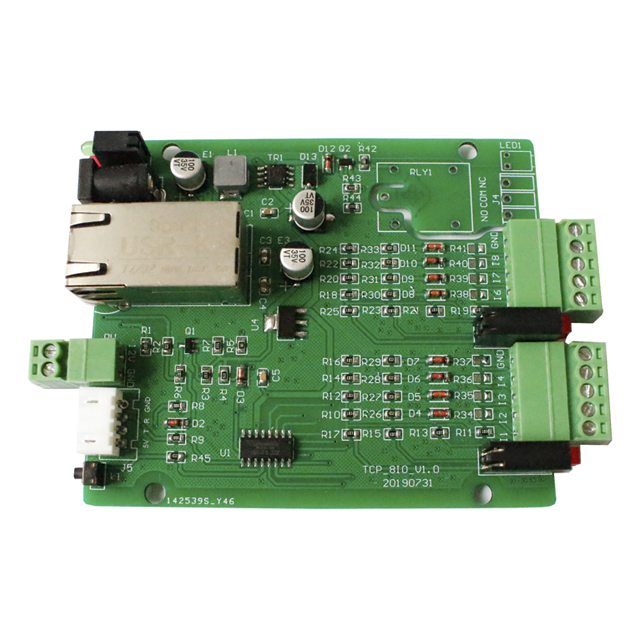 TCP/IP Ethernet 8 Channel Relay controller Board